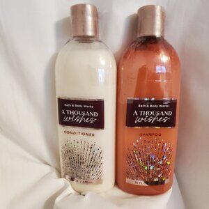 Bath & Body Works "A Thousand Wishes" Moisturizing Shampoo & Conditioner Set